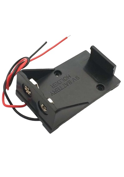 4lü Paket 9 Volt Piller İçin Yatak Pil Yuvası 9v - 14cm Kablo