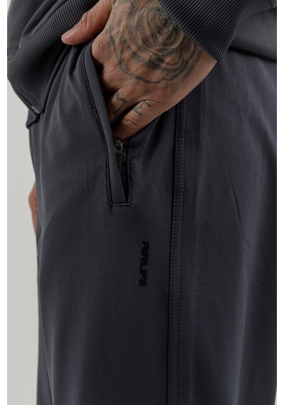 Airlife Sportswear Tam Boy Fermuarlı Erkek Dik Yakalı Eşofman Takımı Titanyum Antrasit