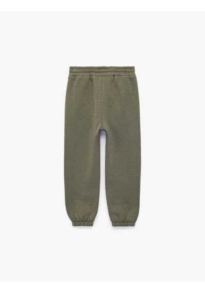 Koton Şardonlu Oversize Balon Form Jogger Eşofman Altı Antrasit 7wmb40016tk