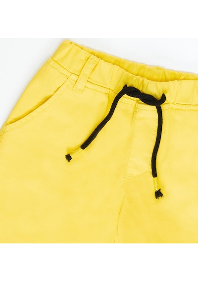 Denokids Mushi Sarı Erkek Çocuk Gabardin Şort Çok Renkli