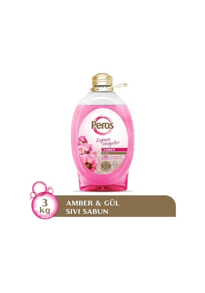 Doğanın Hediyeleri Amber & Gül Sıvı Sabun 3000 G