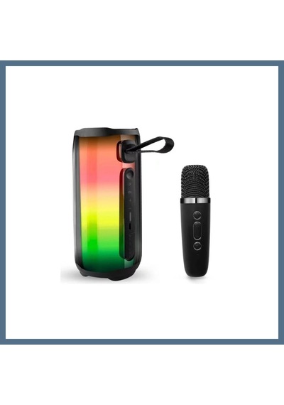 Buradabulabilirsin Pluse 5 Mikrofonlu Rgb Kablosuz Hoparlör - Siyah Bbz