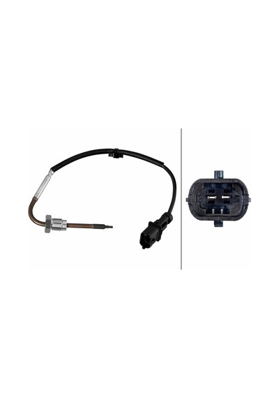 Hella Egzoz Sıcaklık Sensörü Kısım 1 Opel Insıgnıa A 08 17 2.0 Cdtı A20dtr Saab 9-5 / 6pt 010 376-941 55575039 855287