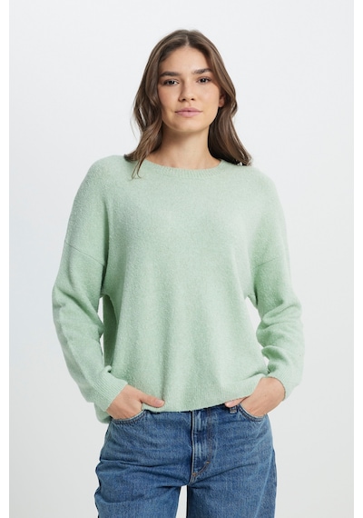 Wrangler Regular Fit Normal Kesim Mint Yeşili Triko Kazak W242710303 Mint