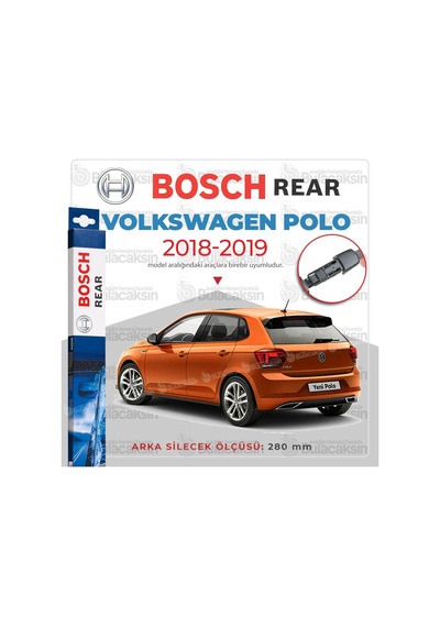 Bosch  Rear Volkswagen Polo 2018 - 2019 Arka Silecek - A282H
