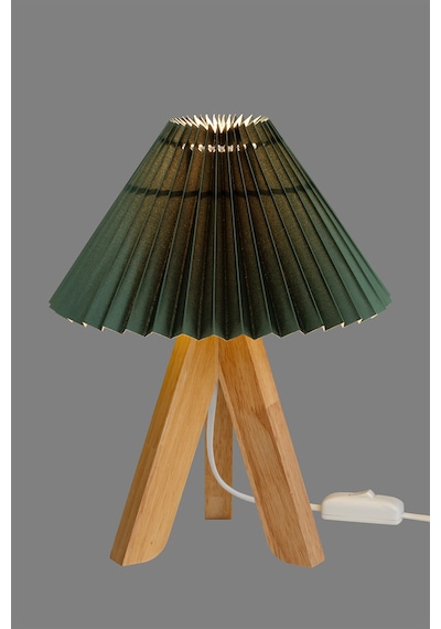 Rino Abajur Tripod Ahşap Ayaklı Pilise/akardeon Şapkalı Masa Lambası - Salon, Yatak Odası, Komodin Üstü Gece Lambası Yeşil Yeşil Rino Abajur Tripod Ahşap Ayaklı Pilise/akardeon Şapkalı Masa Lambası - Salon, Yatak Odası, Komodin Üstü Gece Lambası Yeşil Yeşil