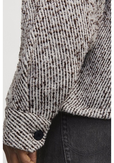 Jack & Jones Jorwınter Twıll Overshırt Ls Styd Aw24 Kahverengi