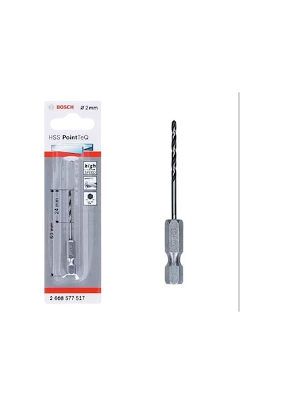 Pointteq Altıgen Şaftlı Hss Matkap Ucu 2 Mm