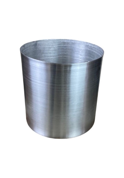 Cihan Çiçekçilik Metalik Galvaniz Saksı 35x35 Paslanmaz Çok Renkli