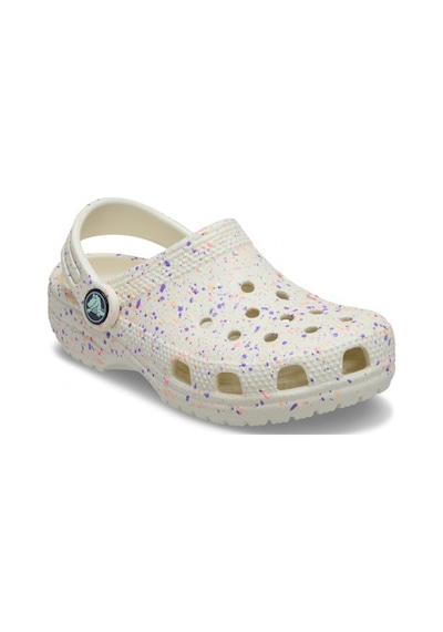 Crocs Classic Glow Paint Splatter Clog Çocuk Bej Günlük Stil Terlik 212495 2mt