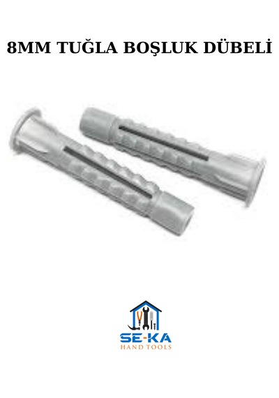 8mm Tuğla Boşluk Dübeli 200 Adet