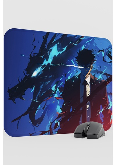 Solo Leveling Anime V1 - 48x40 Xl Gaming Kauçuk Kaymaz Taban Mouse Pad Fare Altlığı
