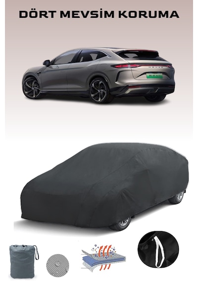 Siyah Byd Denza N7 Araba Brandası, Oto Örtüsü, Araba Çadırı Siyah