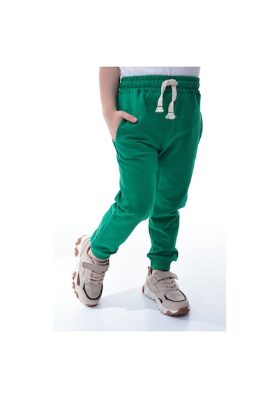 Unisex Çocuk %100 Pamuk Günlük Jogger Eşofman Altı 12 Ay 5 Yaş Yeşil