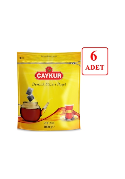 Çaykur Rize Demlik Poşet Çay 6 x 1 KG