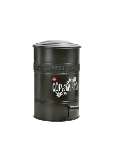 Çöp Kovası Metal Pedallı 30 Litre -Lüks Ferforje Çöp Kutusu