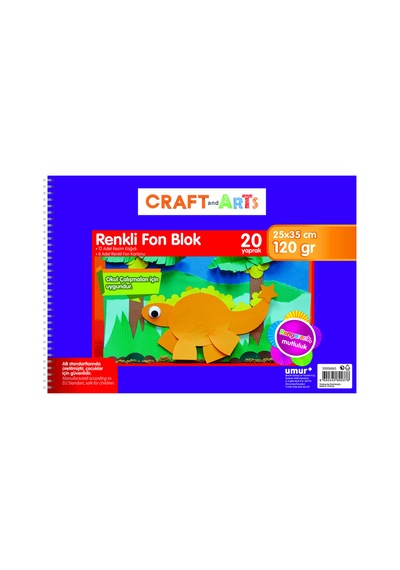 Craft & Arts Fon Blok 120g 20 Yaprak 25x35cm 2 Adet