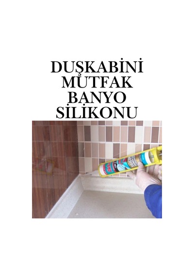 100d Şeffaf Duşakabin Silikonu 280 Gr - Küf Tutmaz Mastik-kararmayan Silikon