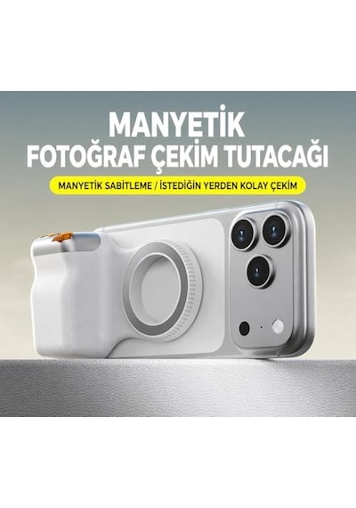 Manyetik Magsafe İle Uyumlu Premium Edition Kamera Stabilizatörü, 10m Uzaktan Kumanda, Çift Taraflı Magnet, Selfie Çekimi, Bluetooth Bağlantı, Zoom Kontrol Özellikli Zr1222 Manyetik Magsafe İle Uyumlu Premium Edition Kamera Stabilizatörü, 10m Uzaktan Kumanda, Çift Taraflı Magnet, Selfie Çekimi, Bluetooth Bağlantı, Zoom Kontrol Özellikli Zr1222