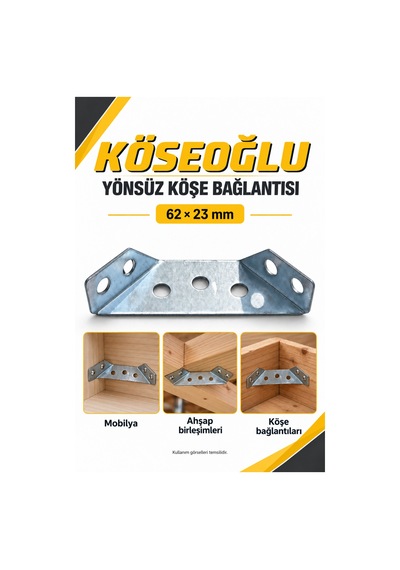Yönsüz Köşe Bağlantısı Gri - 924143573 Gri