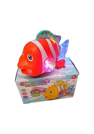 Rozia Balık Nemo Pilli Işıklı Müzikli Oyuncak Sesli