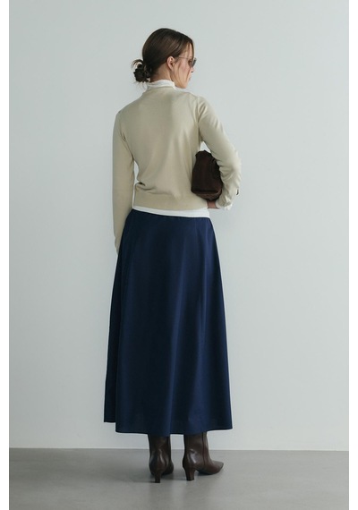 Suud Collection Bej Lea Triko Hırka