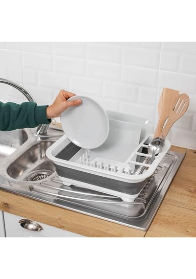 Deconox Katlanabilir Bulaşık Kurutmalık, Yer Kaplamaz Minimal Tabaklık 763 Genel