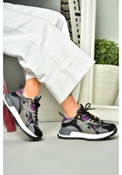 Fox Shoes S312213509 Siyah Spor Ayakkabı Sneakers Siyah