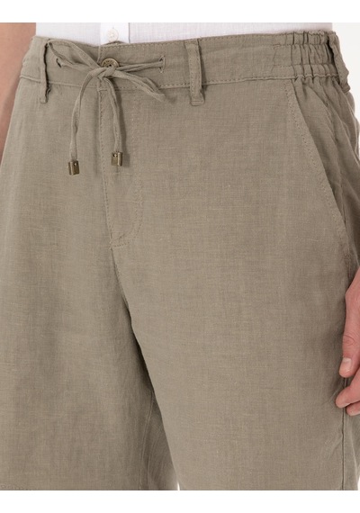 Pierre Cardin Erkek Haki Şort / Bermuda 50301780-vr027 Haki