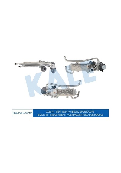 KALE 352195 EGR MODÜL A1 IBIZA IV IBIZA IV SPORTCOUPE IBIZA IV ST
