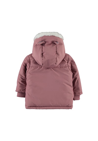 Civil Baby Kız Bebek Kapüşonlu Mont 6-18 Ay Pudra 21a691004k01-2 Pudra