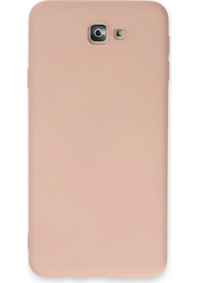 Cosmotex Newface Samsung Galaxy Uyumlu  J7 Prime Kılıf Nano İçi Kadife Silikon - Pudra