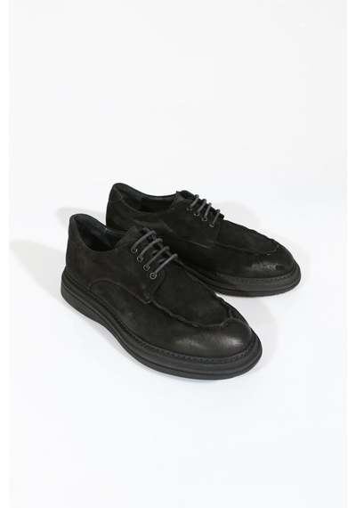 Dgn 969 Erkek Loafer Ayakkabi Siyah Süet