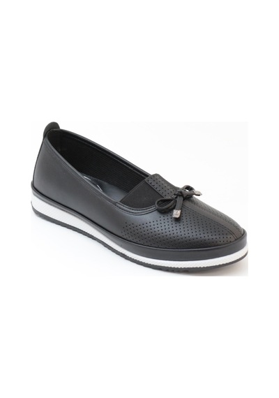 Nesilshoes Nesil Shoes Sdf P01 Günlük Anatomik Kadın Ayakkabı Siyah
