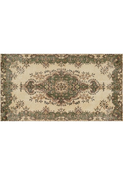 Özel Vintage Eskitme El Dokuma Halı 116 X 205 Cm 9015