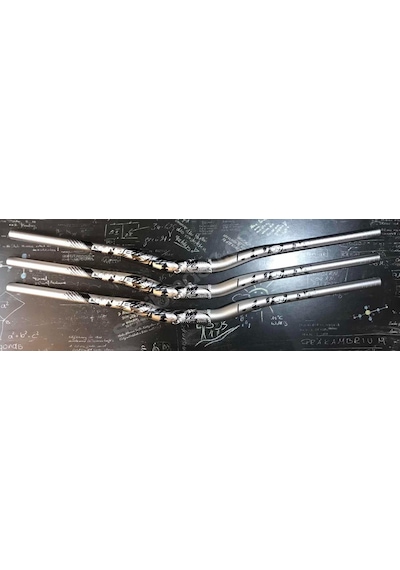 Lunje Alüminyum 31.8 780 Mm Riser Mtb Gidon Bisiklet Gidonu Silver Gümüş