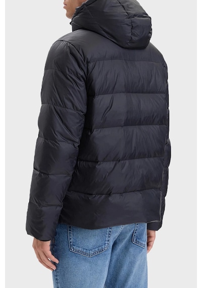 Calvin Klein Kapitoneli Çıkarılabilir Kapüşonlu Şişme Mont Lv04rh502gub1 Erkek Mont Lv04rh502g Ub1 Siyah