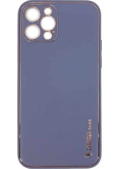 Nettech Apple Uyumlu iPhone 12 Pro Coco Leather Seri Arka Koruma