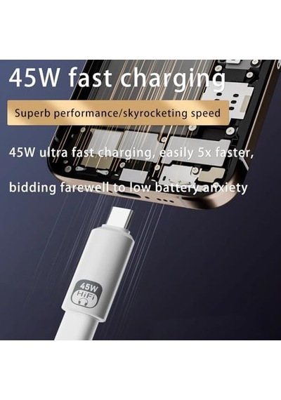 Usb-c To Lightning 8pin Adaptör, Kulaklık Uyumlu 45w Hızlı Şarj, Ses + Şarj Destekli, Usb 2.0 Veri Transferi Otgto