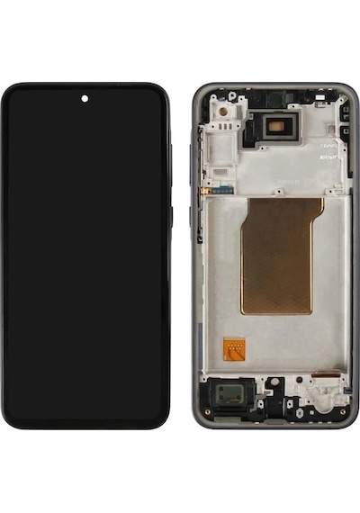 Samsung Uyumlu Galaxy A35 Çıtalı Tam Ekran Oled Lcd Dokunmatik Ekran Ld-01 Siyah