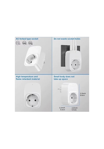 Tekli Yüksek Voltaj Korumalı Duvar Prizi 2x Type-c 1x Usb Çı Siyah