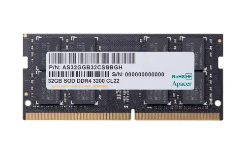 Apacer 32 Gb Dos Ddr4 3200 Cl22 Ram As32ggb32csbbgh