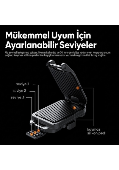 Ulanzi Uka07 Kamera Sırt Çantası Askı Klipsi Quick Release Aparatı 10kg - C035a