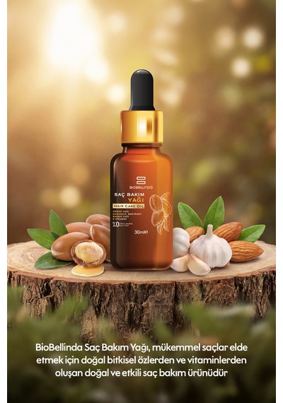 Doğal Bitki Özlü Saç Bakım Yağı 30 Ml 2'li Set
