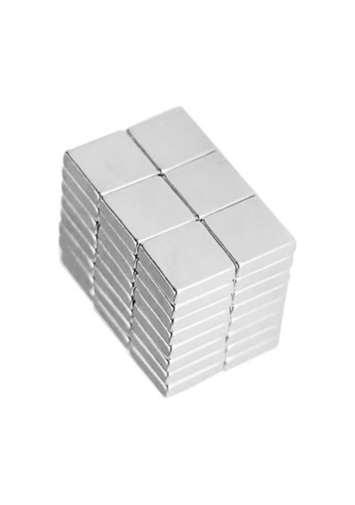 10 Adet 10mm X 10mm X 3mm Köşeli Süper Güçlü Neodyum Mıknatıs