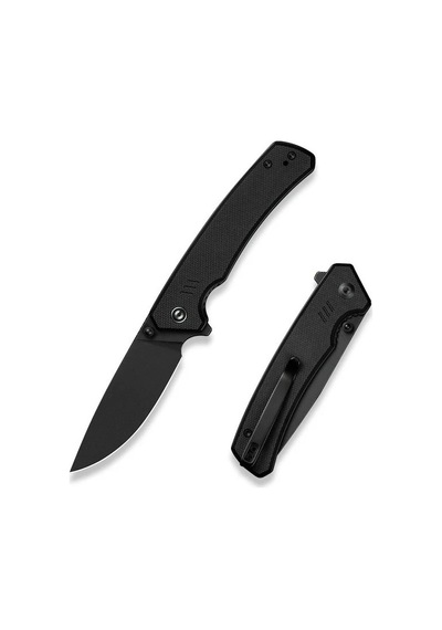 Civivi Merit Flipper & Thumb Stud Knife Black G10 Handle Kamp Çakı Siyah