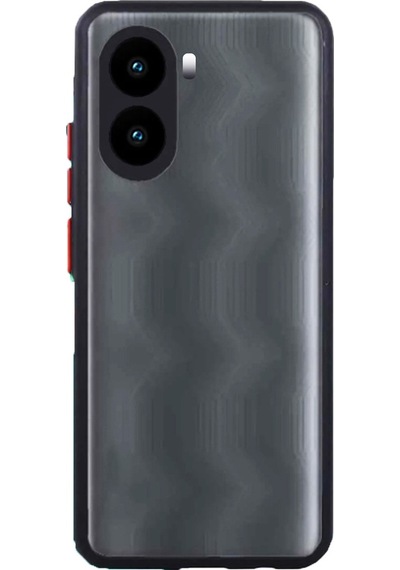 Vivo Y16- Y02S London Serisi Darbeye Dayanıklı Kılıf Siyah-Al3415
