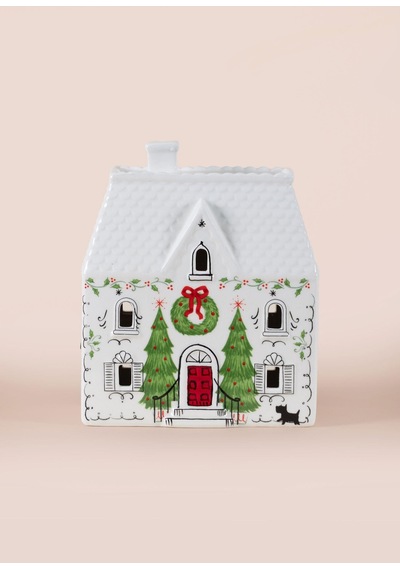 The Mia Dekoratif Led Işıklı Yılbaşı Evi 14x9x17 Cm 1 Adet