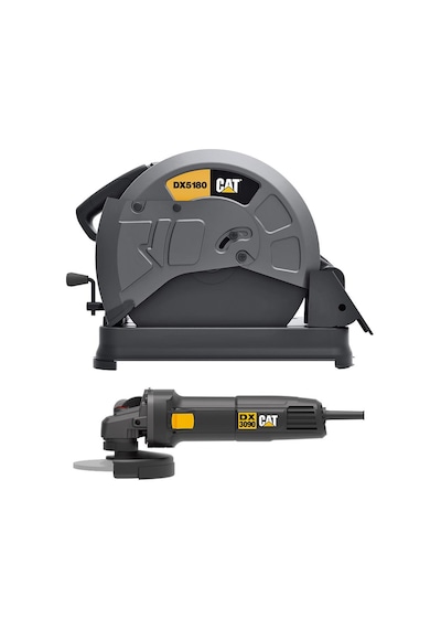 Cat DX5180SET 2400W 355 MM Profesyonel Profil Kesme + DX3090 720W 125 MM Profesyonel Avuç Taşlama