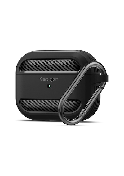 Airpods Pro 1 İle Uyumlu Kılıf Rugged Armor Matte Black - Asd00540